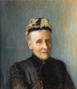Portrett av en kvinne (pastell på papir)